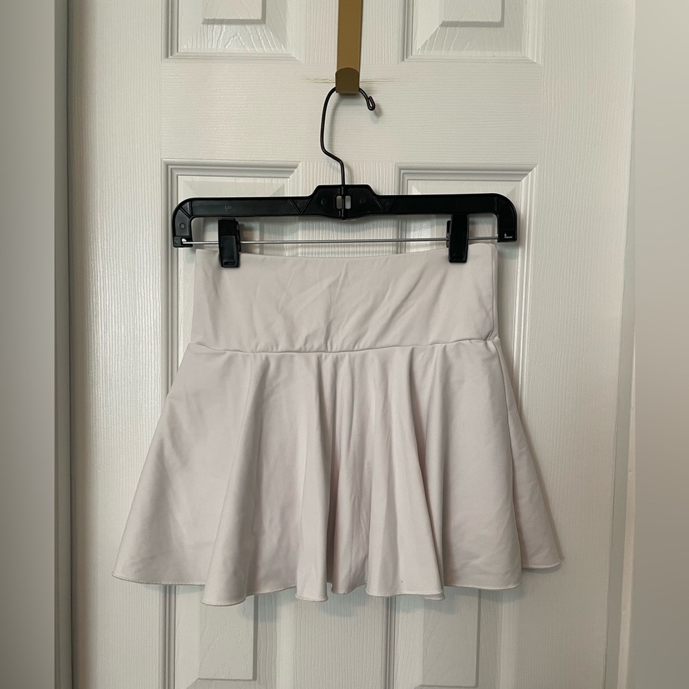 Sportswear white athletic skort with pockets